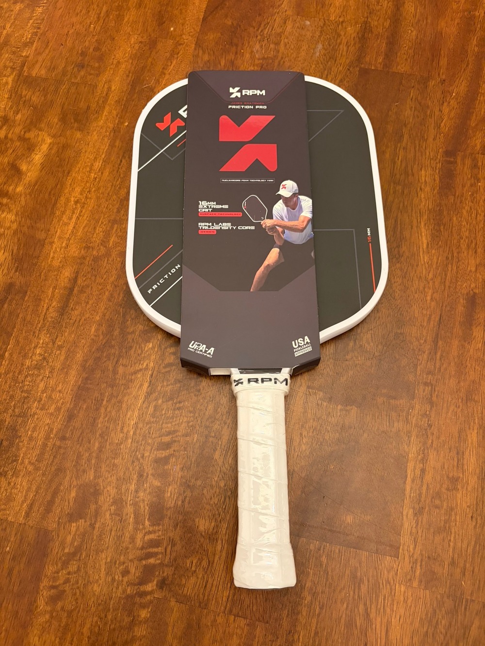 RPM Friction Pro 16mm Widebody Pickleball Paddle James Ignatowich NEW $249